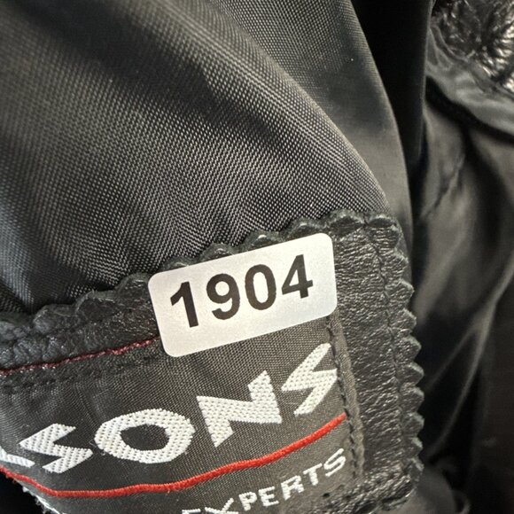 Vintage Wilsons Leather Jacket Mens Size‎ XXL Black Biker Bomber Rock Punk Heavy - Picture 15 of 15